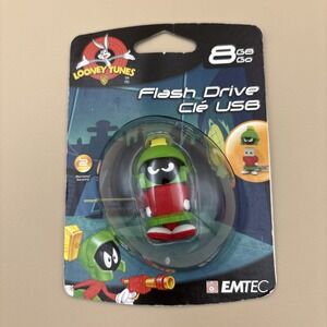 Looney Tunes Marvin The Martian 8GB Flash Drive Emtec USB